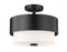 2 Light Semi Flush Mount | 495SF13-MB