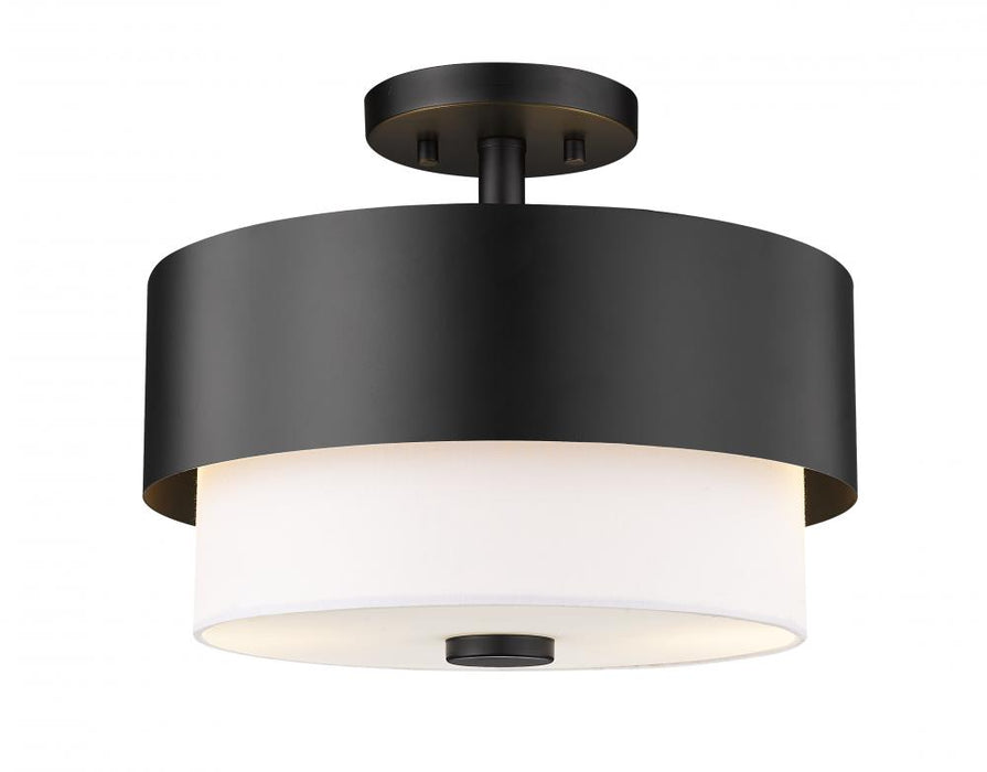 2 Light Semi Flush Mount | 495SF13-MB