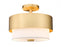 2 Light Semi Flush Mount | 495SF13-MGLD