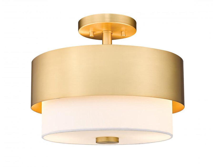 2 Light Semi Flush Mount | 495SF13-MGLD