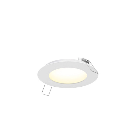 4" Round Panel Light With Dim - To - Warm Technology | 5004-DW-WH