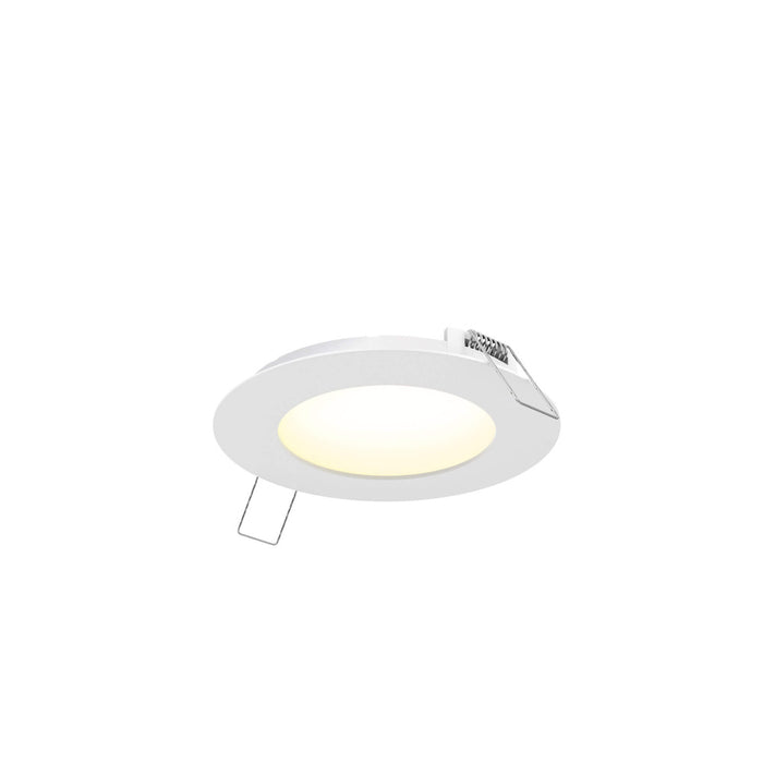 4" Round Panel Light With Dim - To - Warm Technology | 5004-DW-WH