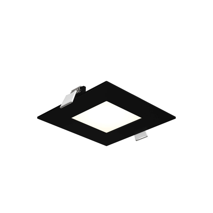 Multi Cct Slim Square Recessed Panel Light - Universal 120v-347v, 0-10v Dimming | 5004SQ-CC-V-BK