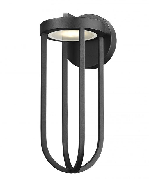1 Light Outdoor Wall Light | 5005M-BK-LED