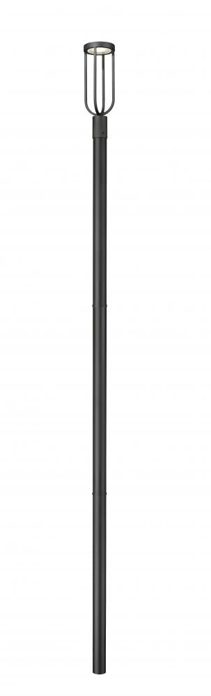 1 Light Outdoor Post Mounted Fixture | 5005PHM-5009P120-BK