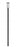 1 Light Outdoor Post Mounted Fixture | 5005PHM-5009P96-BK-L