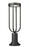 1 Light Outdoor Pier Mounted Fixture | 5005PHM-553PM-BK-LED