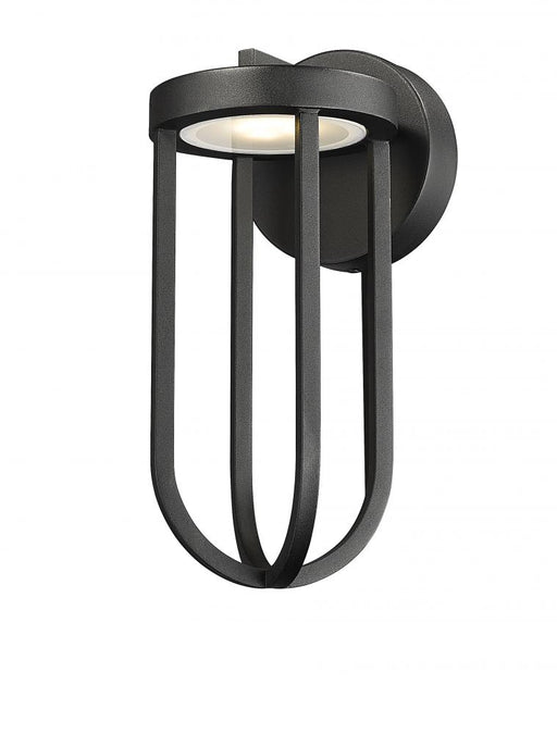 1 Light Outdoor Wall Light | 5005S-BK-LED