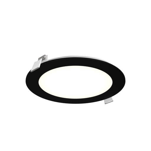 Multi Cct Slim Round Recessed Panel Light | 5006-CC-BK