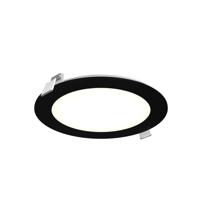 Multi Cct Slim Round Recessed Panel Light - Universal 120v-347v, 0-10v Dimming | 5006-CC-V-BK