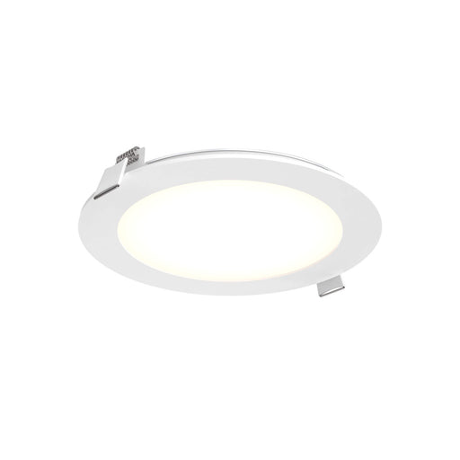Multi Cct Slim Round Recessed Panel Light - Universal 120v - 347v, 0 - 10v Dimming | 5006-CC-V-WH