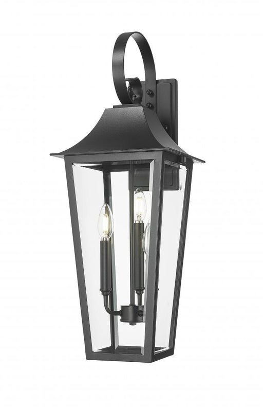 3 Light Outdoor Wall Light | 5008B-BK