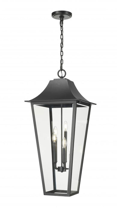 5 Light Outdoor Chain Mount Ceiling Fixture | 5008CHXXL-BK