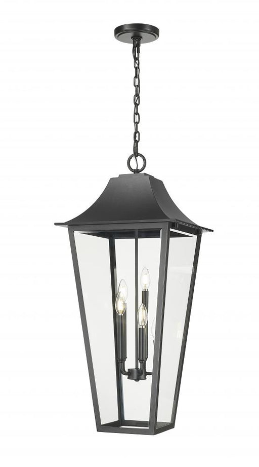5 Light Outdoor Chain Mount Ceiling Fixture | 5008CHXXL-BK