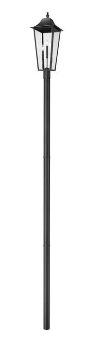 3 Light Outdoor Post Mount Fixture | 5008PHXLR-5009P120-B