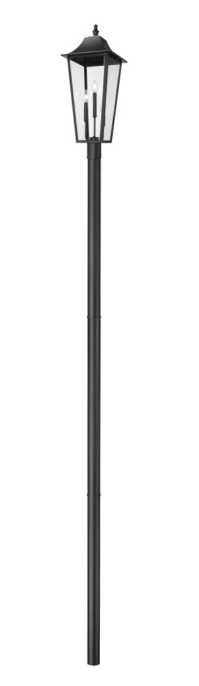 3 Light Outdoor Post Mount Fixture | 5008PHXLR-5009P120-B