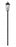 3 Light Outdoor Post Mount Fixture | 5008PHXLR-5009P96-BK