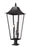 5 Light Outdoor Pier Mounted Fixture | 5008PHXXLR-533PM-BK