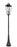 5 Light Outdoor Post Mounted Fixture | 5008PHXXLR-564P-BK