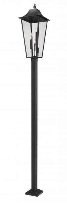 5 Light Outdoor Post Mount Fixture | 5008PHXXLS-536P-BK