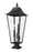 5 Light Outdoor Pier Mounted Fixture | 5008PHXXLS-SQPM-BK