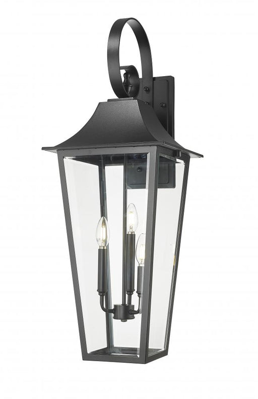 3 Light Outdoor Wall Light | 5008XL-BK