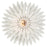 Broche 1 Light Matte White Sconce | 500W-MT