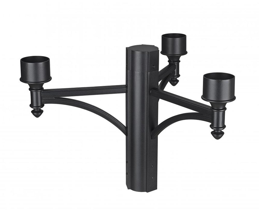 3 Light Outdoor Posts + Hardware | 501-3BK