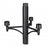 4 Light Outdoor Posts + Hardware | 501-4BK