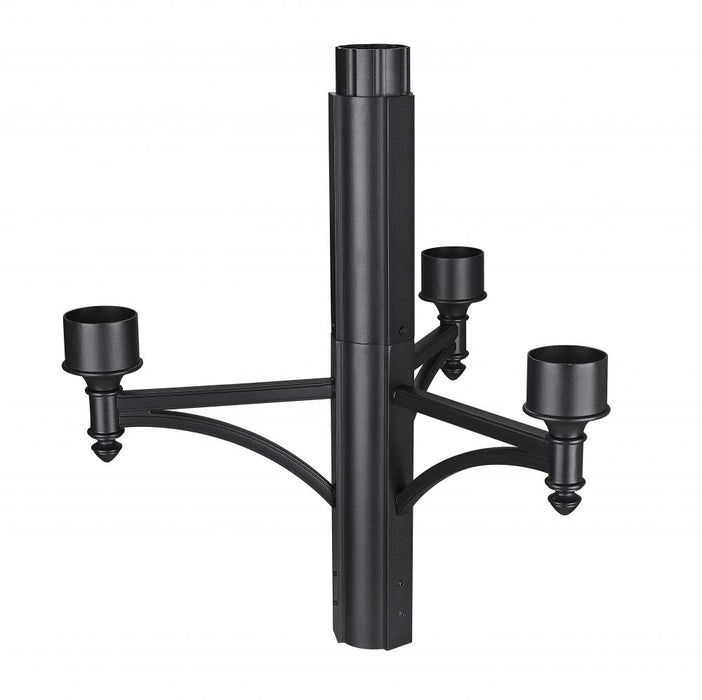 4 Light Outdoor Posts + Hardware | 501-4BK