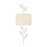 Broche 2 Light Matte White Sconce | 501-MT