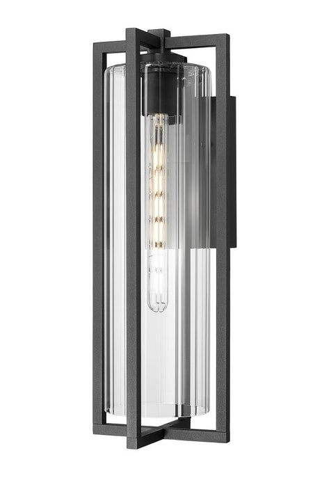 1 Light Outdoor Wall Light | 5013B-BK