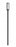 1 Light Outdoor Post Mounted Fixture | 5013PHBR-5009P96-BK
