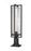 1 Light Outdoor Pier Mounted Fixture | 5013PHBR-533PM-BK