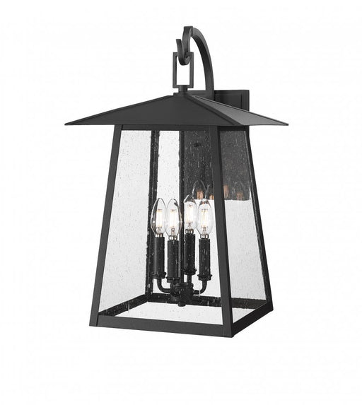 4 Light Outdoor Wall Light | 5015B-BK