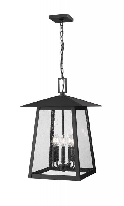 5 Light Outdoor Chain Mount Ceiling Fixture | 5015CHXL-BK