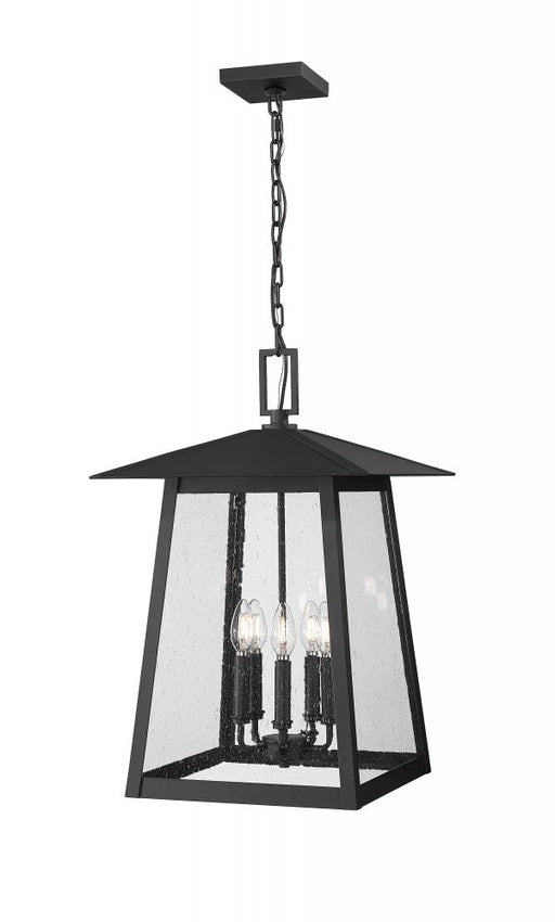 5 Light Outdoor Chain Mount Ceiling Fixture | 5015CHXL-BK