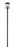 4 Light Outdoor Post Mounted Fixture | 5015PHBR-5009P120-BK