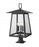 5 Light Outdoor Pier Mounted Fixture | 5015PHXLR-533PM-BK