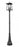 5 Light Outdoor Post Mounted Fixture | 5015PHXLR-564P-BK