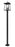 5 Light Outdoor Post Mounted Fixture | 5015PHXLS-536P-BK