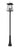 6 Light Outdoor Post Mounted Fixture | 5015PHXXLR-511P-BK