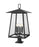 6 Light Outdoor Pier Mounted Fixture | 5015PHXXLR-533PM-BK