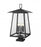 6 Light Outdoor Pier Mounted Fixture | 5015PHXXLS-SQPM-BK