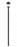 4 Light Outdoor Post Mounted Fixture | 5016PHBR-5009P96-BK