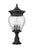4 Light Outdoor Pier Mounted Fixture | 5016PHBR-553PM-BK