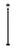 3 Light Outdoor Post Mounted Fixture | 5016PHMR-5012P-BK