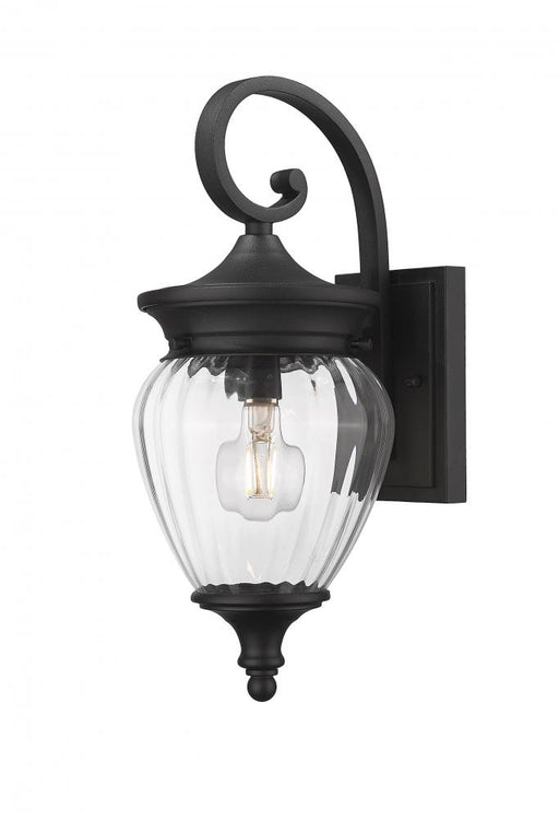 1 Light Outdoor Wall Light | 5016S-BK