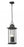 4 Light Outdoor Chain Mount Ceiling Fixture | 5017CHB-BK