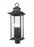 4 Light Outdoor Post Mount Fixture | 5017PHBR-BK